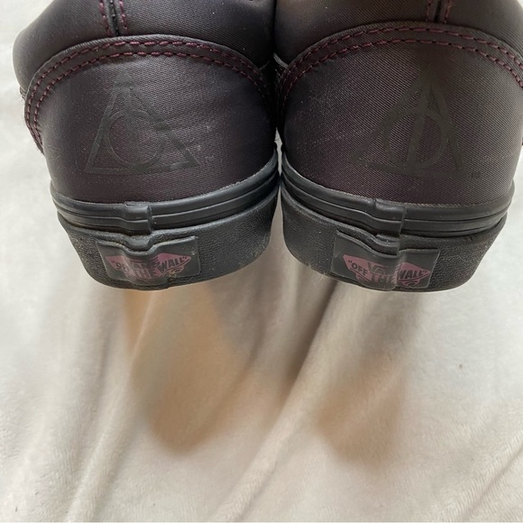 Vans Harry Potter Deathly Hallows Old Skool Purple Black Lace Up Sneakers - Picture 9 of 10